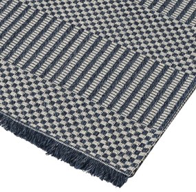 Χαλί βαμβακερό Cocotton 9229 Γκρι,Μπλε 125x180      Beauty Home