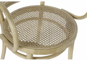 Καρέκλα Τραπεζαρίας DKD Home Decor Φυσικό ρατάν ξύλο φτελιάς 58 x 58 x 79,5 cm