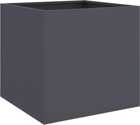 vidaXL Ζαρντινιέρα Ανθρακί 49x47x46 εκ. από Χάλυβα