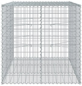 vidaXL Συρματοκιβώτιο με Κάλυμμα 150x100x100εκ από Γαλβανισμένο Χάλυβα