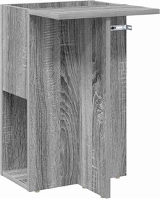 vidaXL End Table Γκρίζο Σονομα 35 x 40 x 55 εκ. Επεξεργασμένο Ξύλο