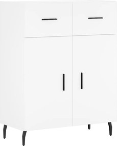 vidaXL Ντουλάπι Λευκό 69,5x34x180 εκ. από Επεξεργασμένο Ξύλο