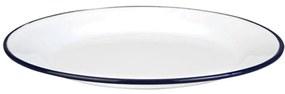 Πιάτο Ρηχό Blanca 901126 Φ26cm White-Blue Ibili Εμαγιέ