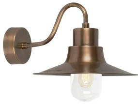 Φανάρι Απλίκα Φωτιστικό Τοίχου 1xE27 ΙΡ44 Sheldon Elstead Lighting-SHELDON-BR-Ορείχαλκος SHELDON-BR
