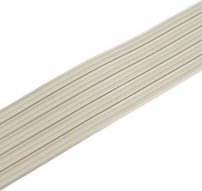 vidaXL Αυτοκόλλητη σφραγίδα παραθύρου Λευκό 9 x 4 mm 12 m EPDM αφρός