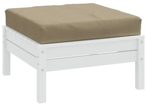 vidaXL Μαξιλάρι Παλέτας Taupe 60x60x9,5 εκ. Ύφασμα