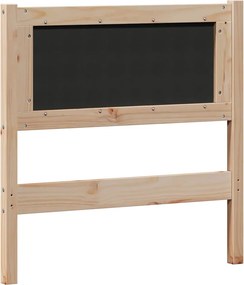 vidaXL Κεφαλάρι Άλλο Καφέ και μαύρο 75 cm Μασίφ ξύλο πεύκου
