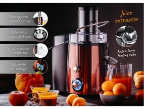 Αποχυμωτής Adler AD 4129, 1000/2000W, 2 ταχύτητες, 1l, σύστημα προστασίας από στάγδην, Μαύρο/μπρονζέ