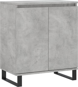 vidaXL Ντουλάπι Γκρι Σκυροδέματος 60x35x70 εκ. Επεξεργασμένο Ξύλο