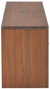 vidaXL Έπιπλο Τηλεόρασης με 4 Συρτάρια 120x30x40 εκ. Μασίφ Ξύλο Ελάτης