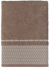 Πετσέτα Frond Brown Madi Χεριών 30x50cm 100% Cotton