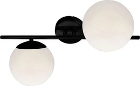 Απλίκα Τοίχου Viokef Floris Black 4260200