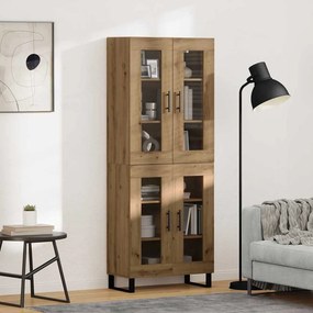 vidaXL Highboard 2 pcs Artisan Oak 69,5 x 34 x 180 εκ.