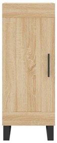 vidaXL Μπουφές Sonoma δρυς 34,5 x 34 x 180 εκ. από Επεξεργασμένο Ξύλο