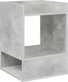 vidaXL End Table 2 pcs Σκυρόδεμα Γκρι 40 x 40 x 56 εκ.