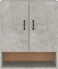 vidaXL Ντουλάπι Τοίχου Γκρι Σκυρ. 60x31x70 εκ. Επεξεργασμένο Ξύλο