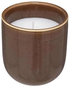 Αρωματικό Κερί Σε Ποτήρι Amber 07.187626C 8,2x8,2x9,3cm 195gr Brown Κερί