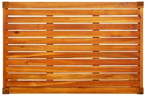 vidaXL Παγκάκι Κήπου με Τραπέζι και Υποπόδια από Μασίφ Ξύλο Ακακίας