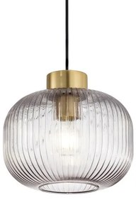 Κρεμαστό Φωτιστικό Οροφής 1xΕ27 Φιμέ Φ24m Mint 237398 Ideal Lux 237398