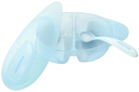 Φαγητοδοχείο Με Χωρίσματα &amp; Κουτάλι Kikka Boo Tasty Blue