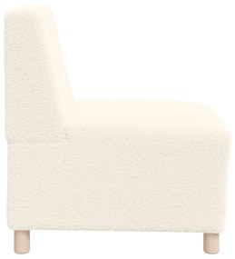 vidaXL Καθίσμα Σαλονιού 2 pcs Κρεμ 55 x 74 x 82 εκ. Βελούδο