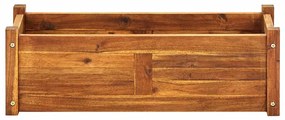 vidaXL Ζαρντινιέρα Υπερυψωμένη 76 x 27,6 x 25 εκ. από Ξύλο Ακακίας