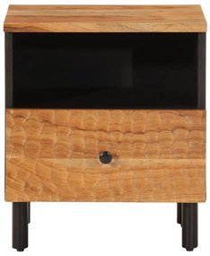 vidaXL Κομοδίνα 2 τεμ. 40 x 33 x 46 εκ. από Μασίφ Ξύλο Ακακίας