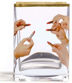 Βάζο Lipsticks 14123 10x8x14cm Multi Seletti Γυαλί