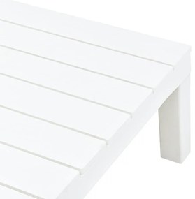 Τραπέζι Κήπου Λευκό 78 x 78 x 31 εκ. Πλαστικό - Λευκό