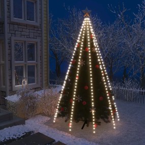 Χριστουγεννιάτικα Λαμπάκια Χταπόδι 400 LED Ψυχρό Λευκό 400 εκ. - Λευκό