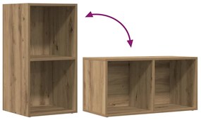 vidaXL LP Κουτί Αποθήκευσης Αρτισιανή Δρυς 69,5x34x36 εκ. Επεξ.Ξύλο