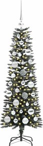 vidaXL Τεχνητό Χριστουγεννιάτικο Δέντρο με 150 LED Πράσινο 120 cm