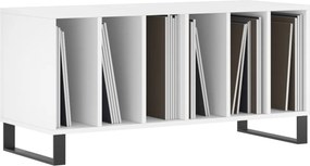 vidaXL Έπιπλο Δίσκων Λευκό 100 x 38 x 48 εκ. από Επεξεργασμένο Ξύλο