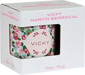 Κούπα Φλιτζάνι Vicky Martín Berrocal Rosebloom Κεραμικά Πολύχρωμο (350 ml)