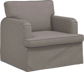 vidaXL Καναπές 60cm Taupe Μέταλλο