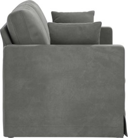 vidaXL Καναπές Σκούρο Γκρι