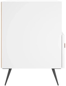 vidaXL Κομοδίνο Λευκό 40 x 35 x 47,5 εκ. από Επεξεργασμένο Ξύλο