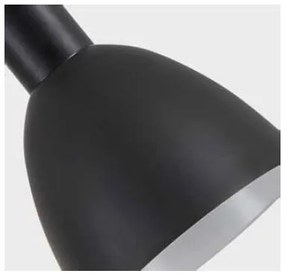 Φωτιστικό Οροφής  SE21-BL-4-4BL-MS2 ADEPT TUBE Black Pendant Black Metal Shade+