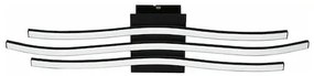 Eglo Roncade 1 Μοντέρνα Μεταλλική Πλαφονιέρα Οροφής με Ενσωματωμένο LED σε Μαύρο χρώμα 13cm 99321