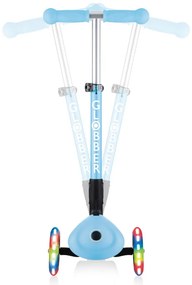 Globber Scooter Junior Foldable Fantasy Lights Flowers Pastel Blue