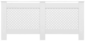 vidaXL Κάλυμμα Καλοριφέρ Λευκό 172 x 19 x 81,5 εκ. από MDF