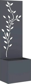 VidaXL Οθόνη Ιδιωτικότητας Κήπου Floral Ανθρακί 50 x 32 x 150 εκ