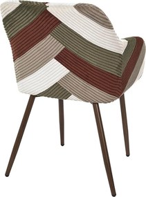ΚΑΡΈΚΛΕΣ &amp; ΠΟΛΥΘΡΌΝΕΣ PATCHWORK ARMCHAIR SCOTT HD0548