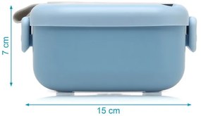 Δοχείο Φαγητού Kiokids Blue με Κουταλάκι 750ml