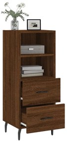 vidaXL Ντουλάπι Καφέ Δρυς 34,5 x 34 x 90 εκ. Επεξεργασμένο Ξύλο
