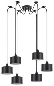 SE21-BL-B10-BL6-MS1 ADEPT PENDANT Black Metal Shade+