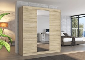 Ντουλάπα Vithente 200 συρόμενη-Fusiko