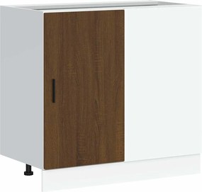 vidaXL Βάση Νιπτήρα "Lyon" Καφέ Δρυς από Τεχνητό Ξύλο