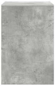 vidaXL Γραφείο Γκρι σκυροδέματος 60 x 50 x 76 εκ. Επεξεργασμένο ξύλο