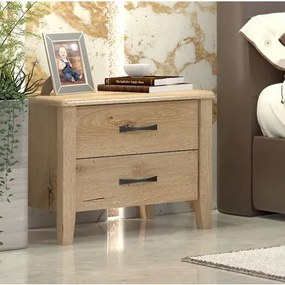 Savvidis Furniture  Κομοδίνο Ν1 55x45x48εκ Μελί Μελαμίνη BEST-890001